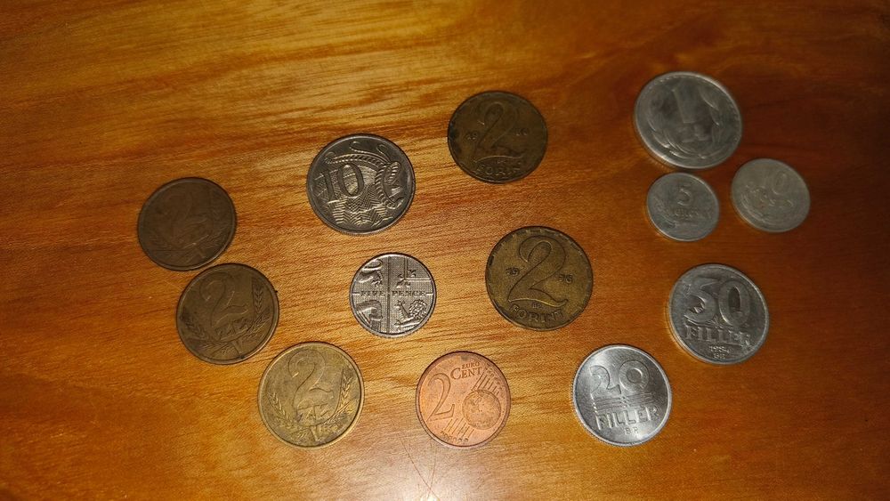 Różne monety stare nowe prl stan bdb