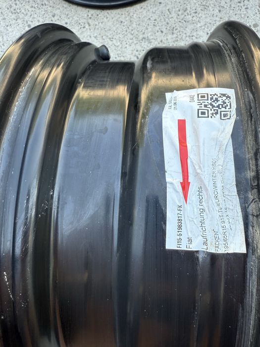 Диски 15 5.98 ЕТ38 6jx15H2 FIAT Запаска Розпаровка