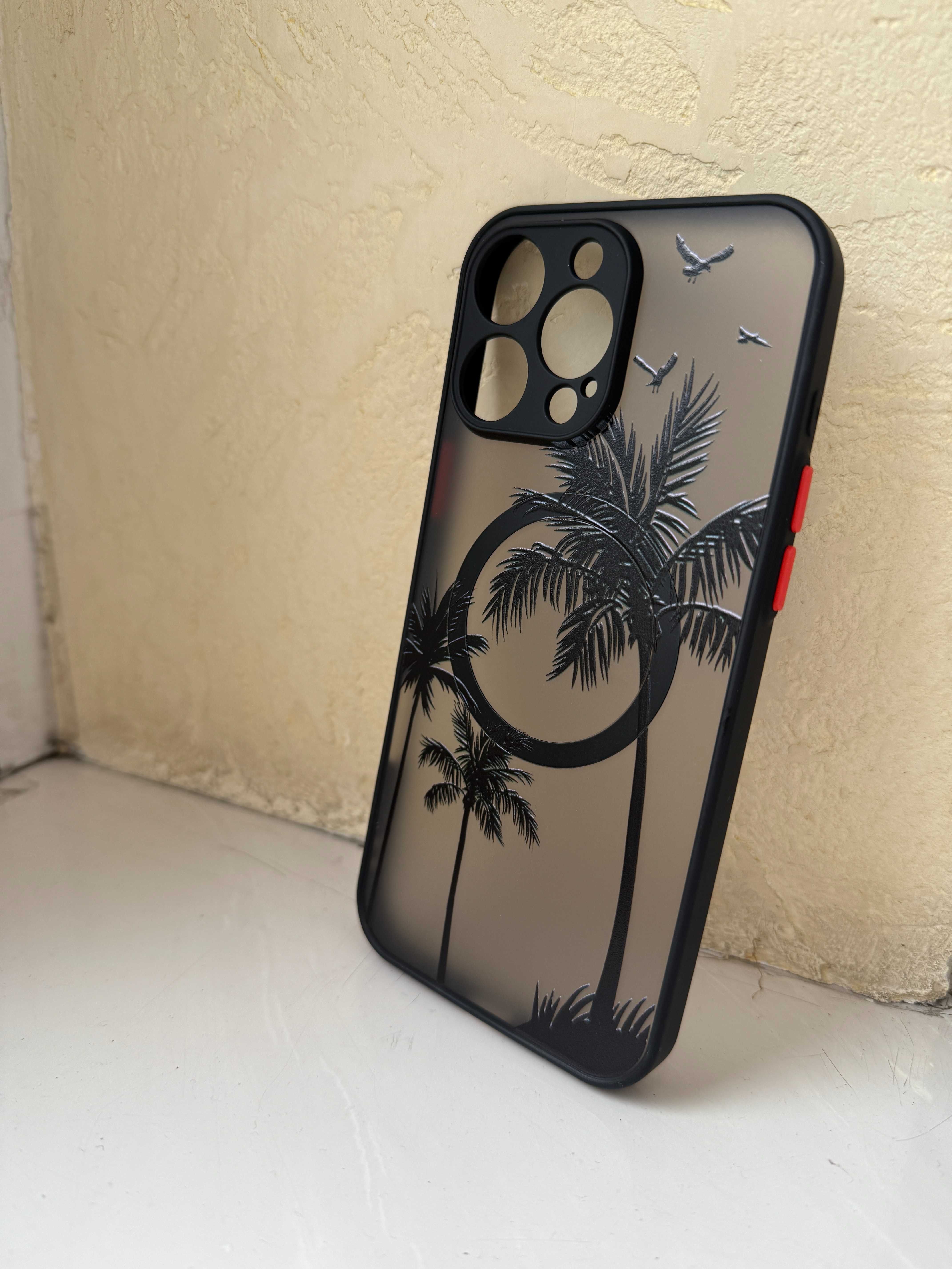 Чохол Magsafe iPhone 16 Pro Max чехол айфон магнитный пальма travel