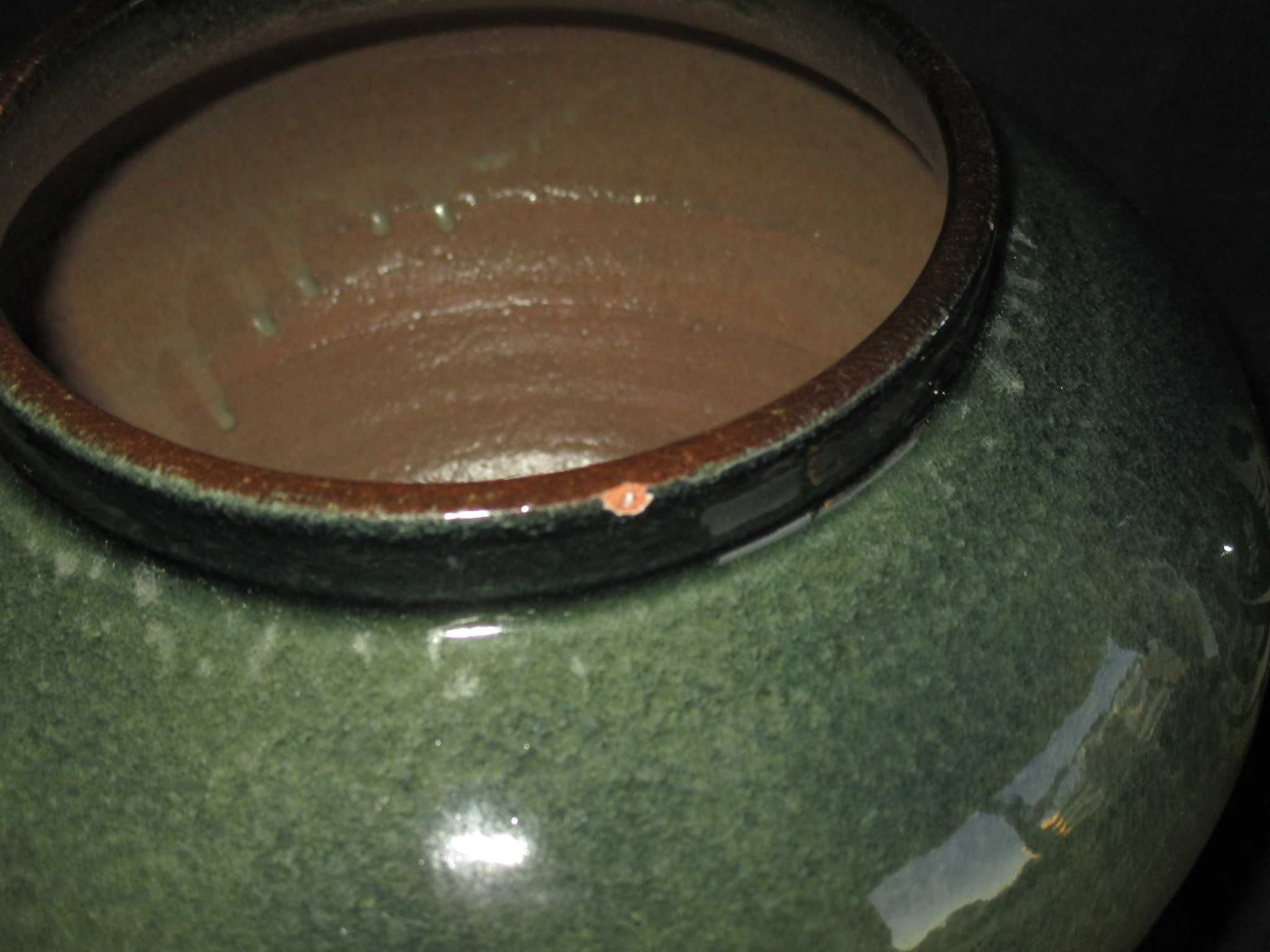 Pote e Jarra em Cerâmica Pintada Artesanato Freiria Numerado