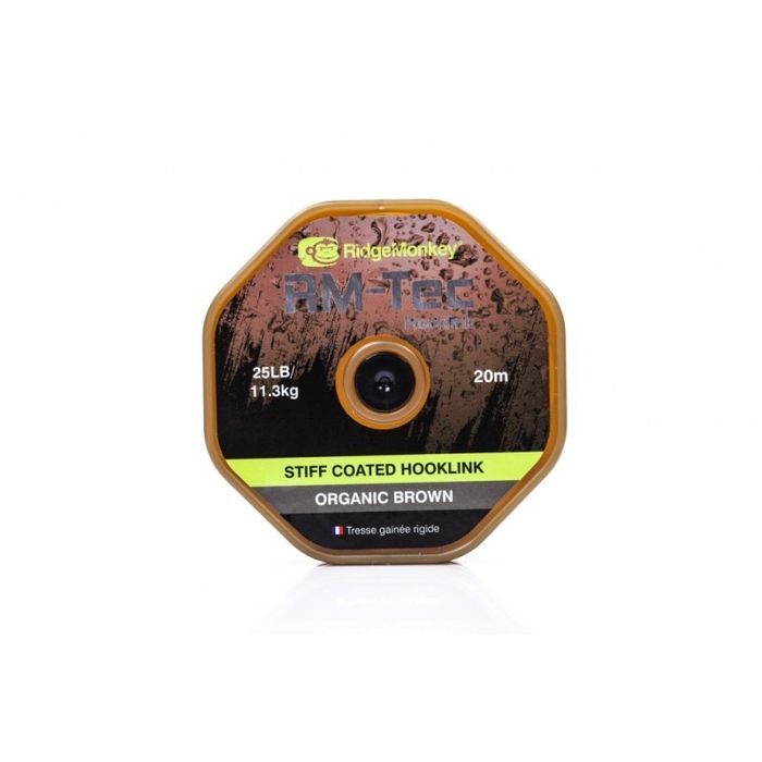 Plecionka w sztywnej otulinie 35lb 20m Ridge Monkey Stiff Coated