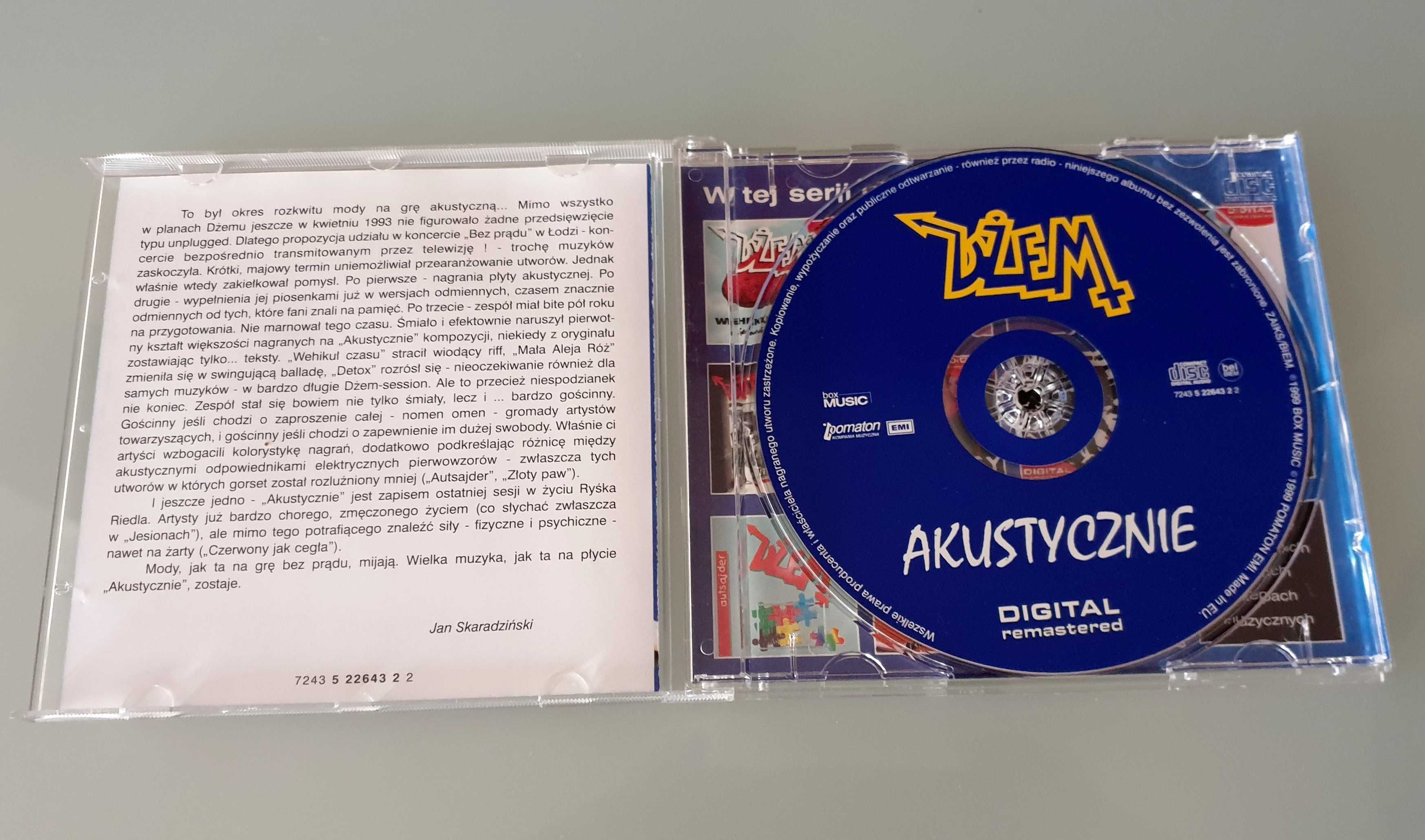 Płyty CD / 2 albumy Dżem - Akustycznie, Akustycznie - Suplement