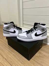 Jordan 1 Mid Light Smoke Grey EU 40