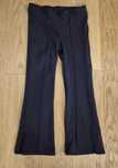 H&M 12 128 legginsy dzwony spodnie rozszerzane typu flare granatowe