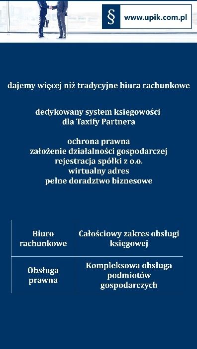 Biuro rachunkowe, Księgowość, Księgowa dla Bolt Partnera