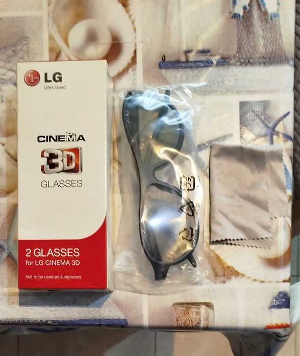 LG Okulary 3D 2 sztuki NOWE