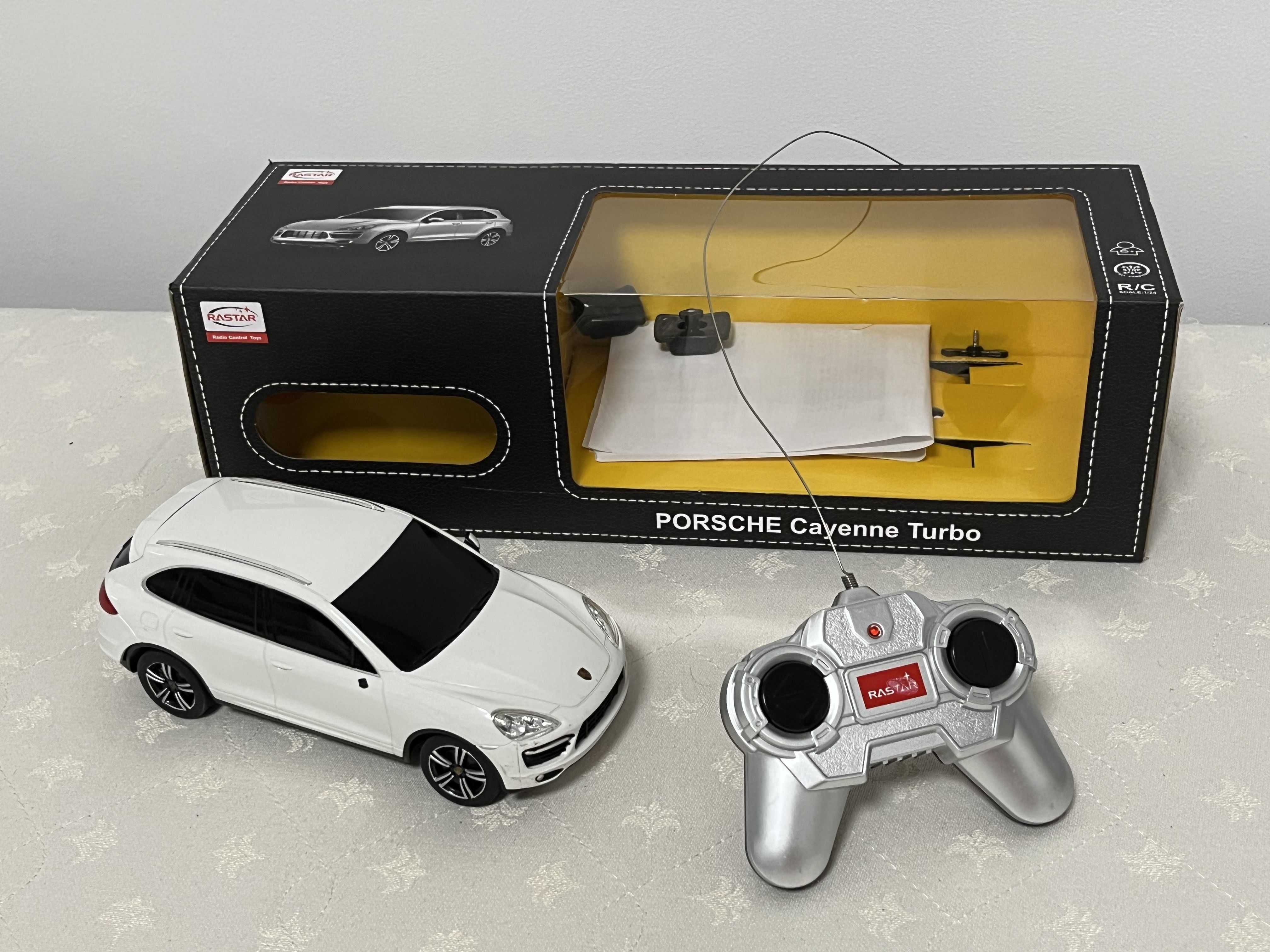 Porsche Cayenne Rastar białe auto zdalnie sterowane