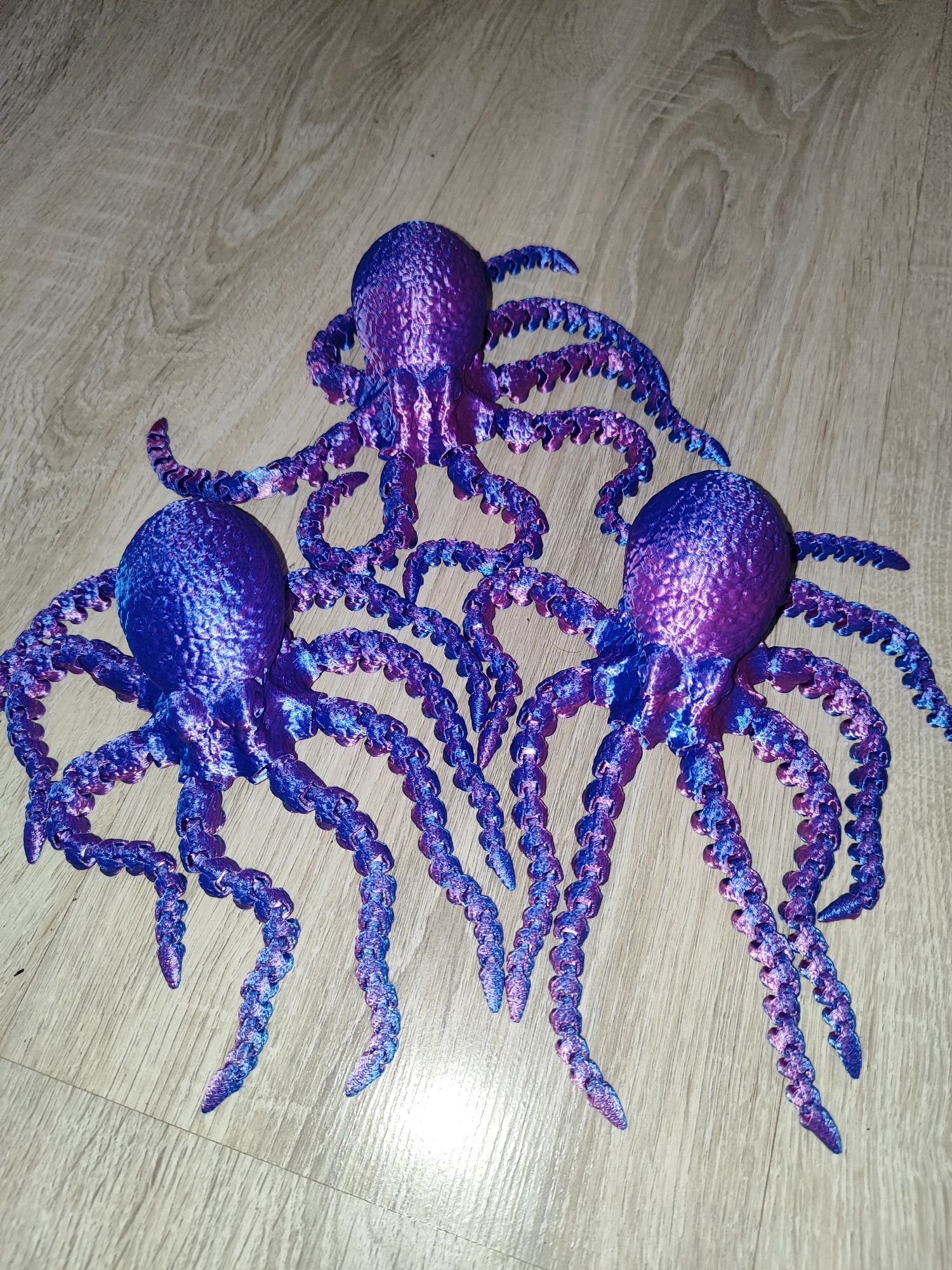Ośmiornice ruchome macki 27 cm wydruk 3D