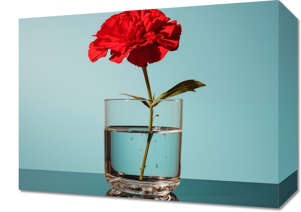 Obraz 40x30cm Kwiat w Szkle
