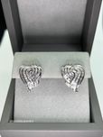 Золотые Серьги с бриллиантами Made in Italy