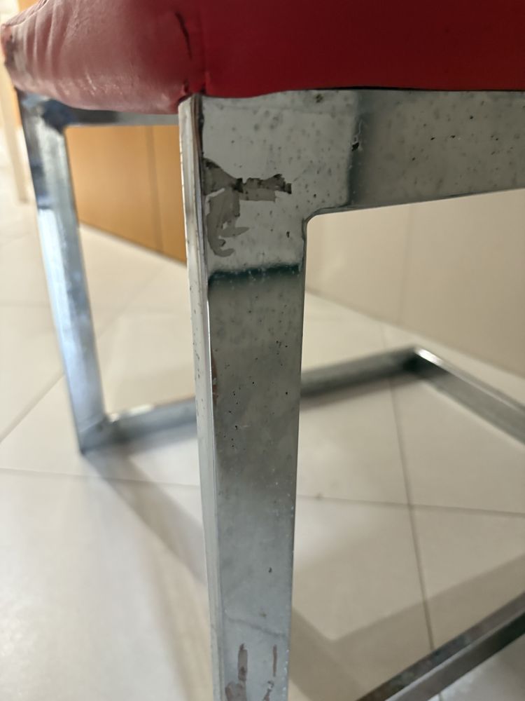 Mesa IKEA branca c/cadeiras