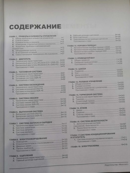 Руководство по Toyota Camry