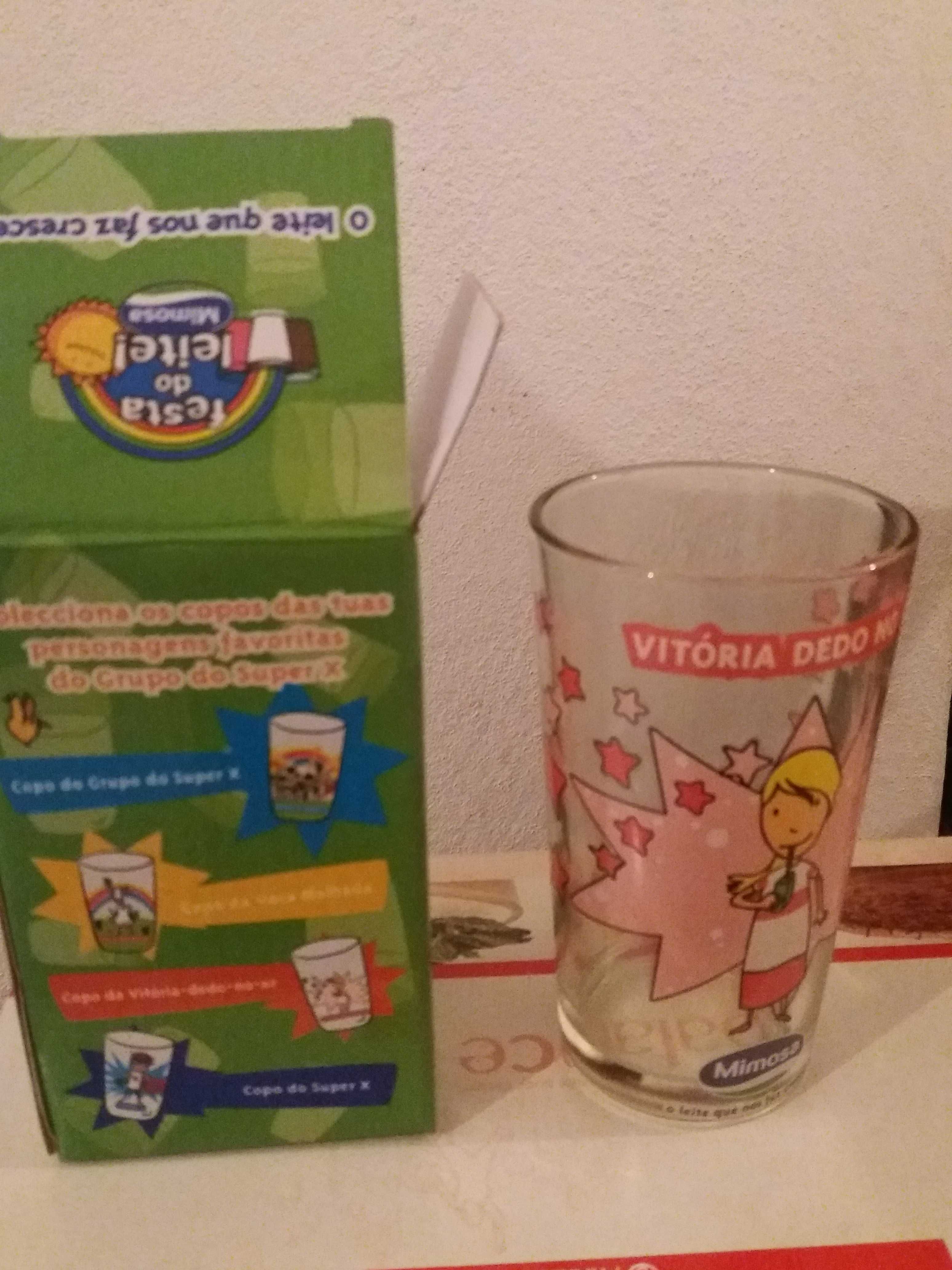 copo de vidro para criança - novo - oferta mimosa
