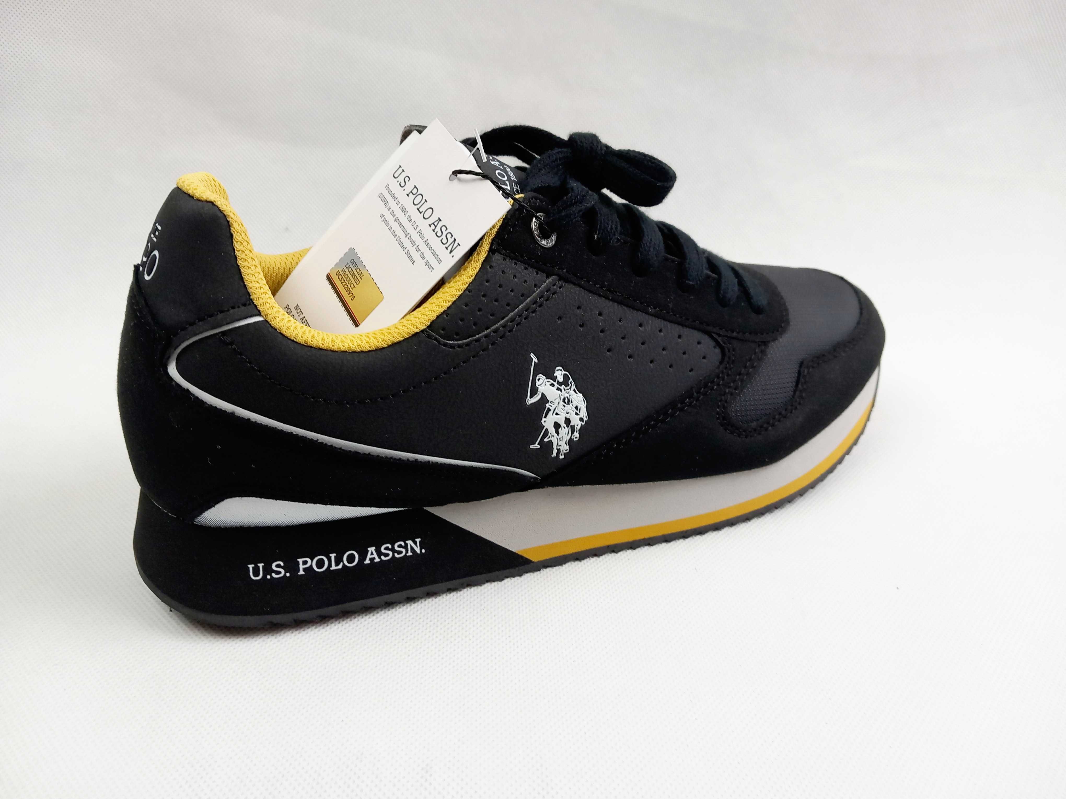 U.S POLO ASSN Buty czarne rozmiar 44