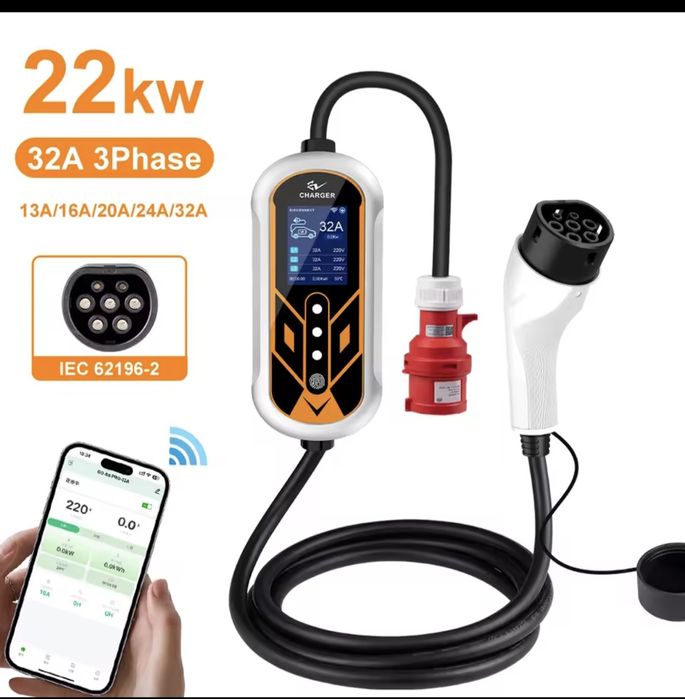 Carregador 22kw 32Amp