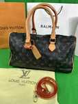 Torba Louis Vuitton ciemno brazowa listonoszka speedy kuferek Premium