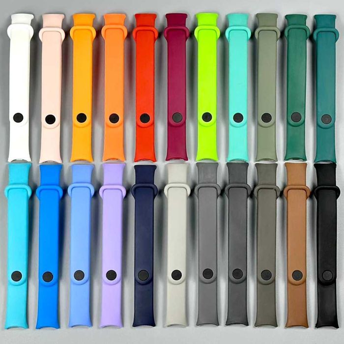 Силиконовый ремешок для Xiaomi Mi Smart Band 8 / 9 / 10 Ремінець