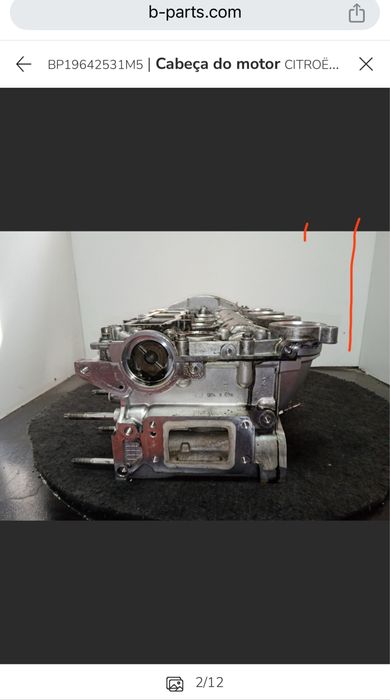 Cabeca motor pegeout 1.6 110