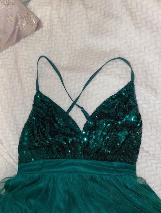 Sukienka butelkowa zieleń XS/S