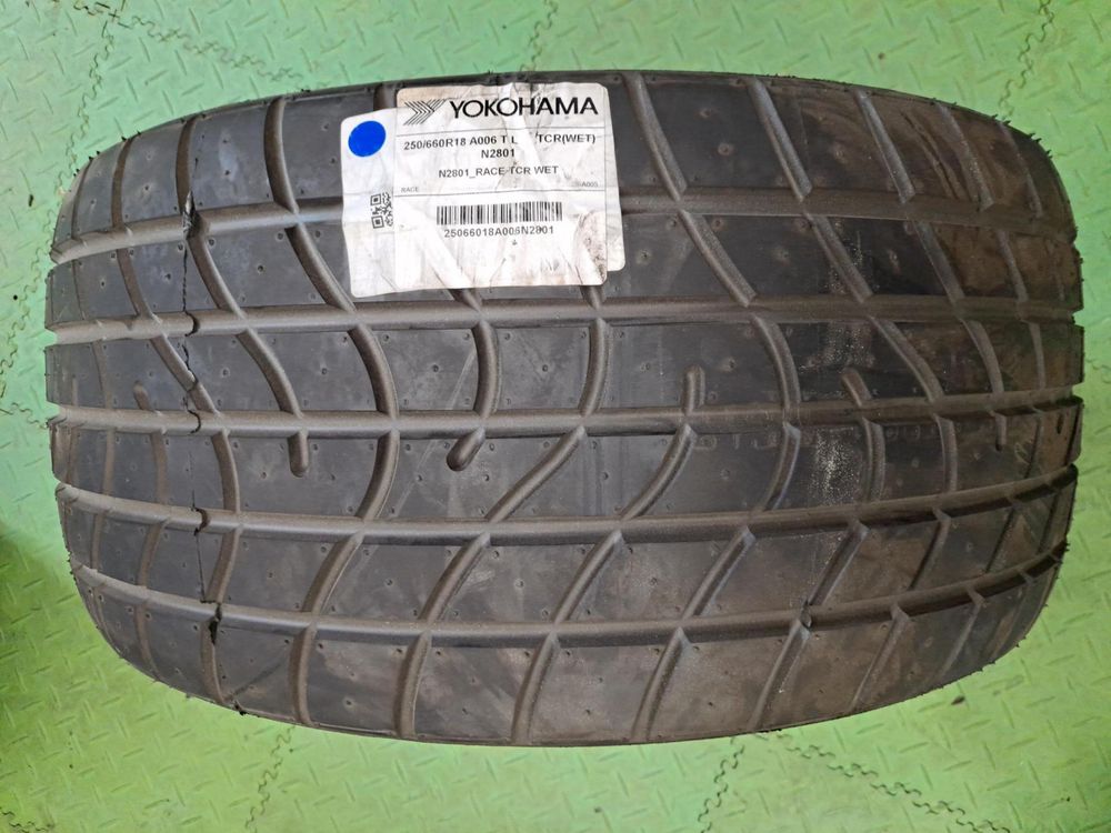 Deszcze Yokohama 250/660/18 A006 WET - NOWE - 4 sztuki slick track day