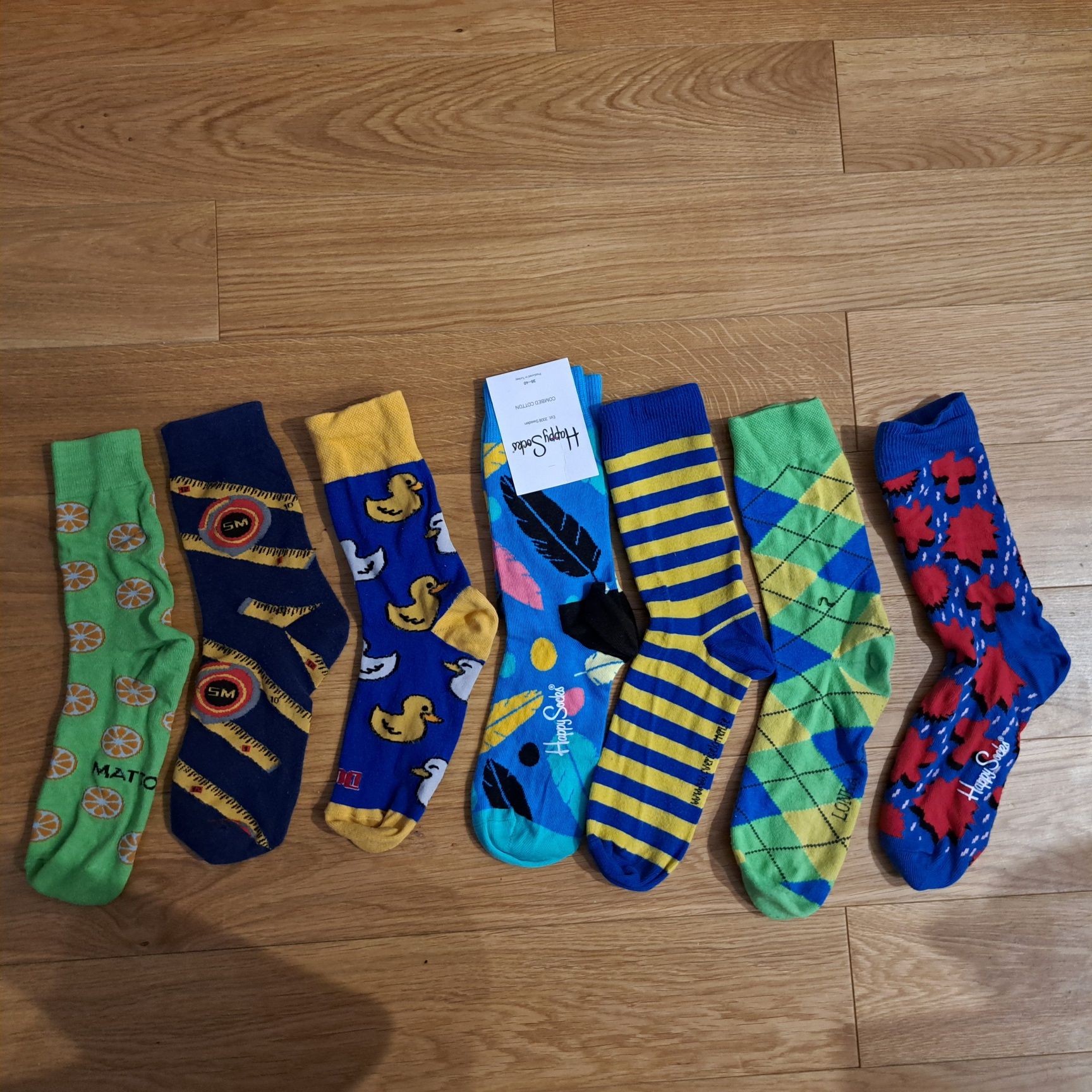 Happy socks, wesołe skarpetki, 36-40, nowe, zestaw