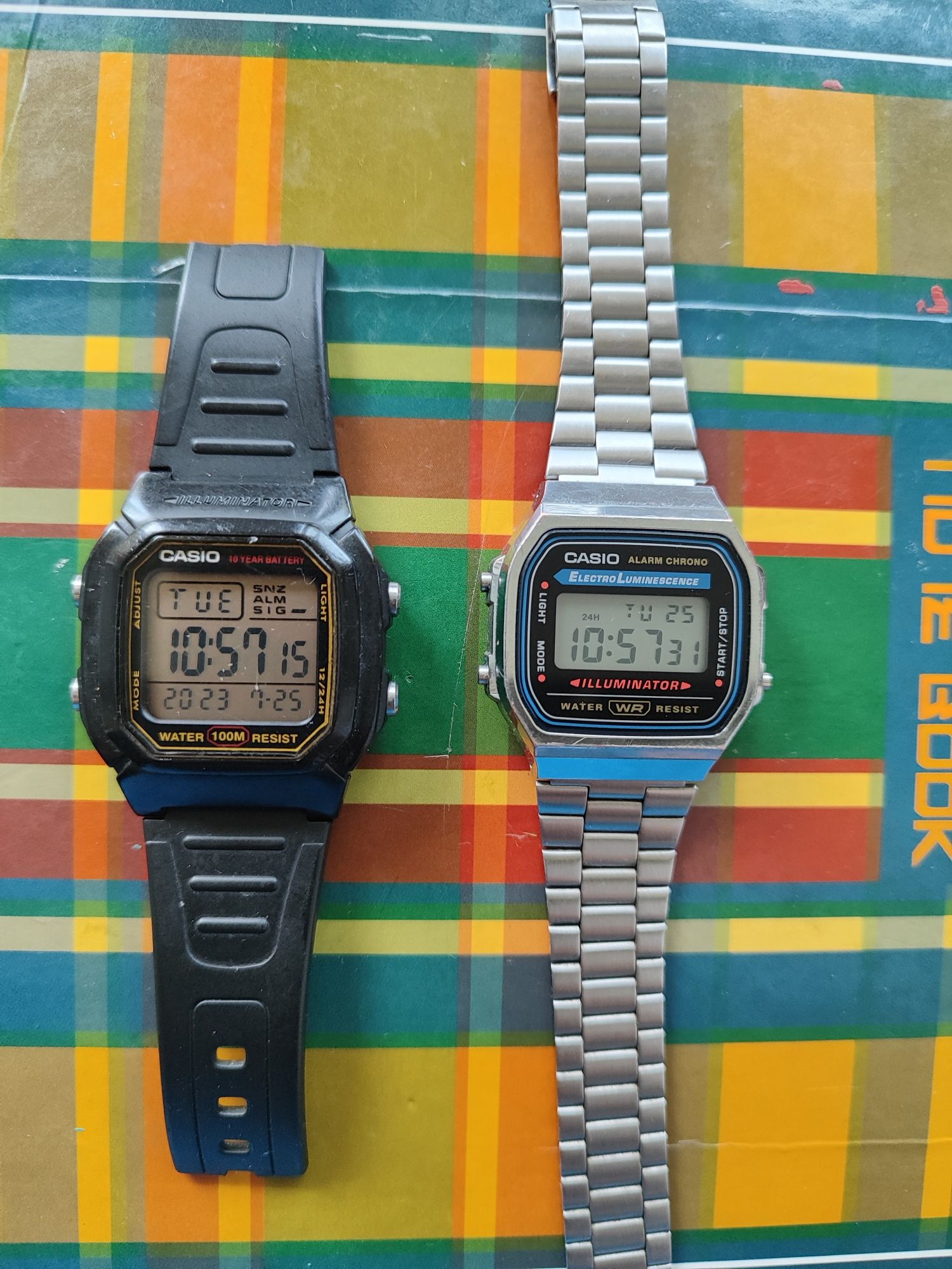 годинники Casio a168wa-1yes та W800-H лот