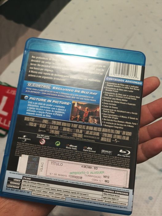 Blu-ray A Múmia Original