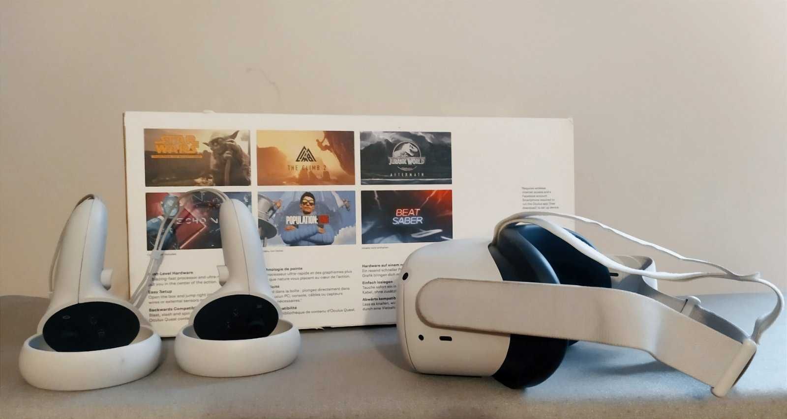 Meta Oculus Quest 2 Gogle Okulary VR 128GB + 2 KONTROLERY