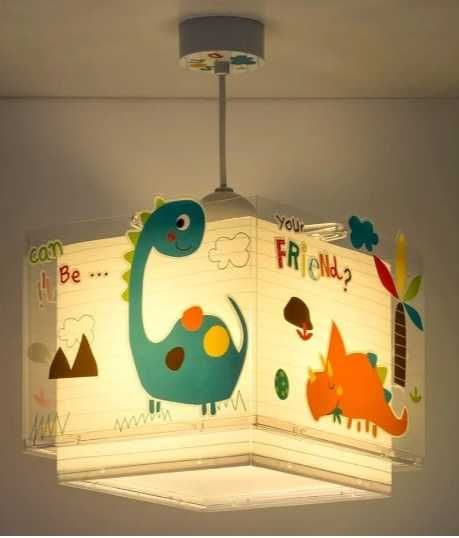 Conjunto candeiros dinossauros