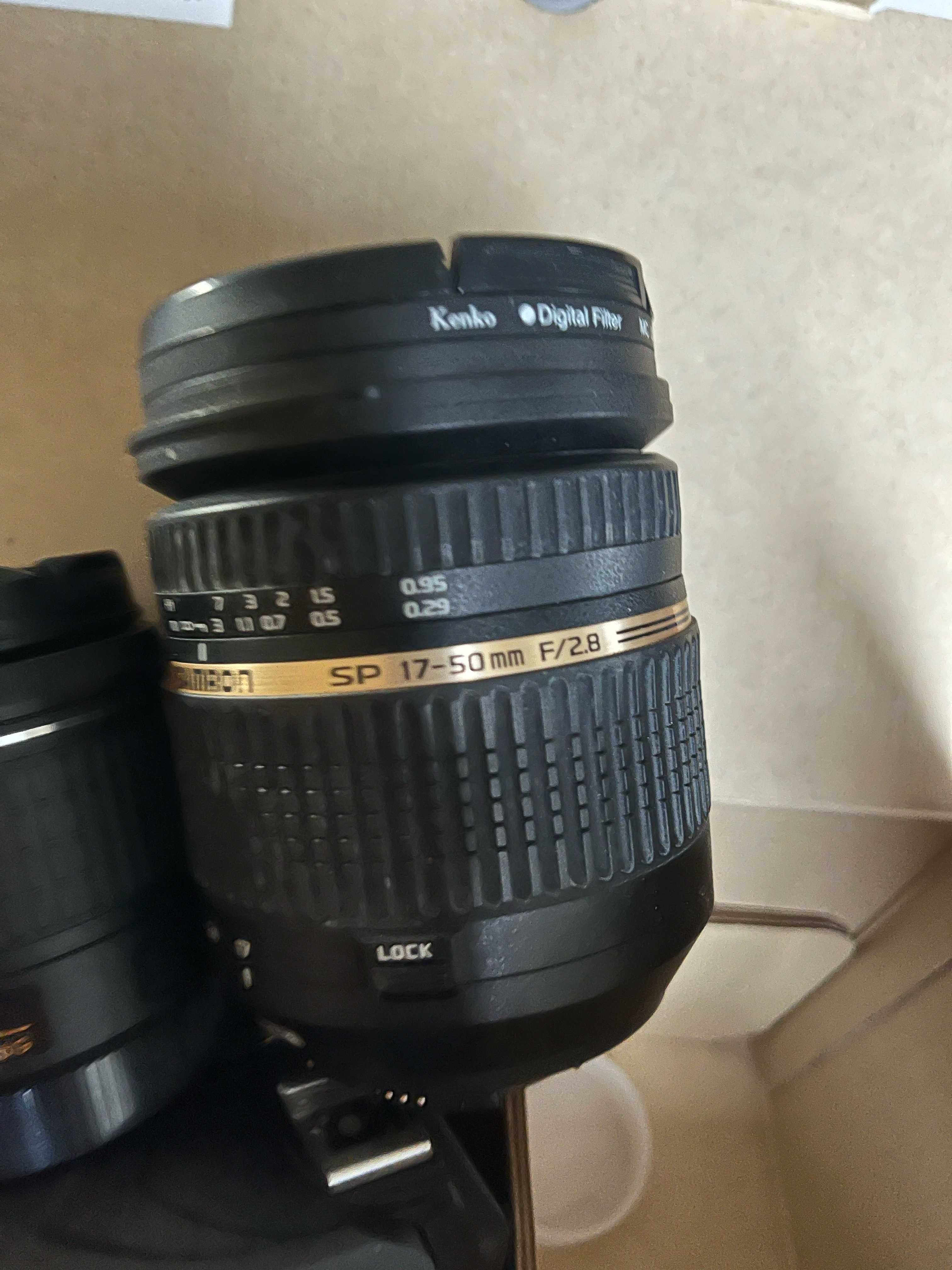 Nikon + obiektyw + pudelko