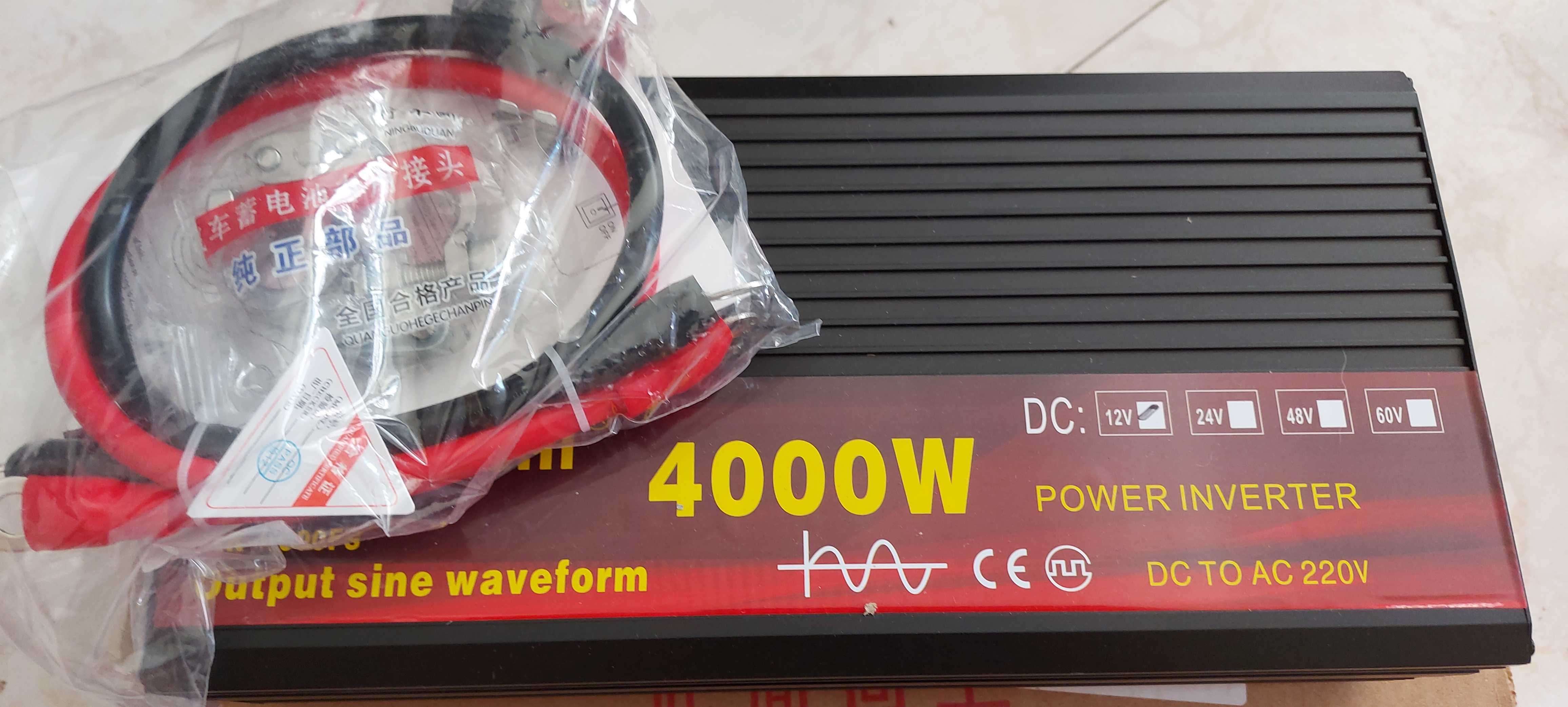 inversor/Inverter onda pura 4000w pico