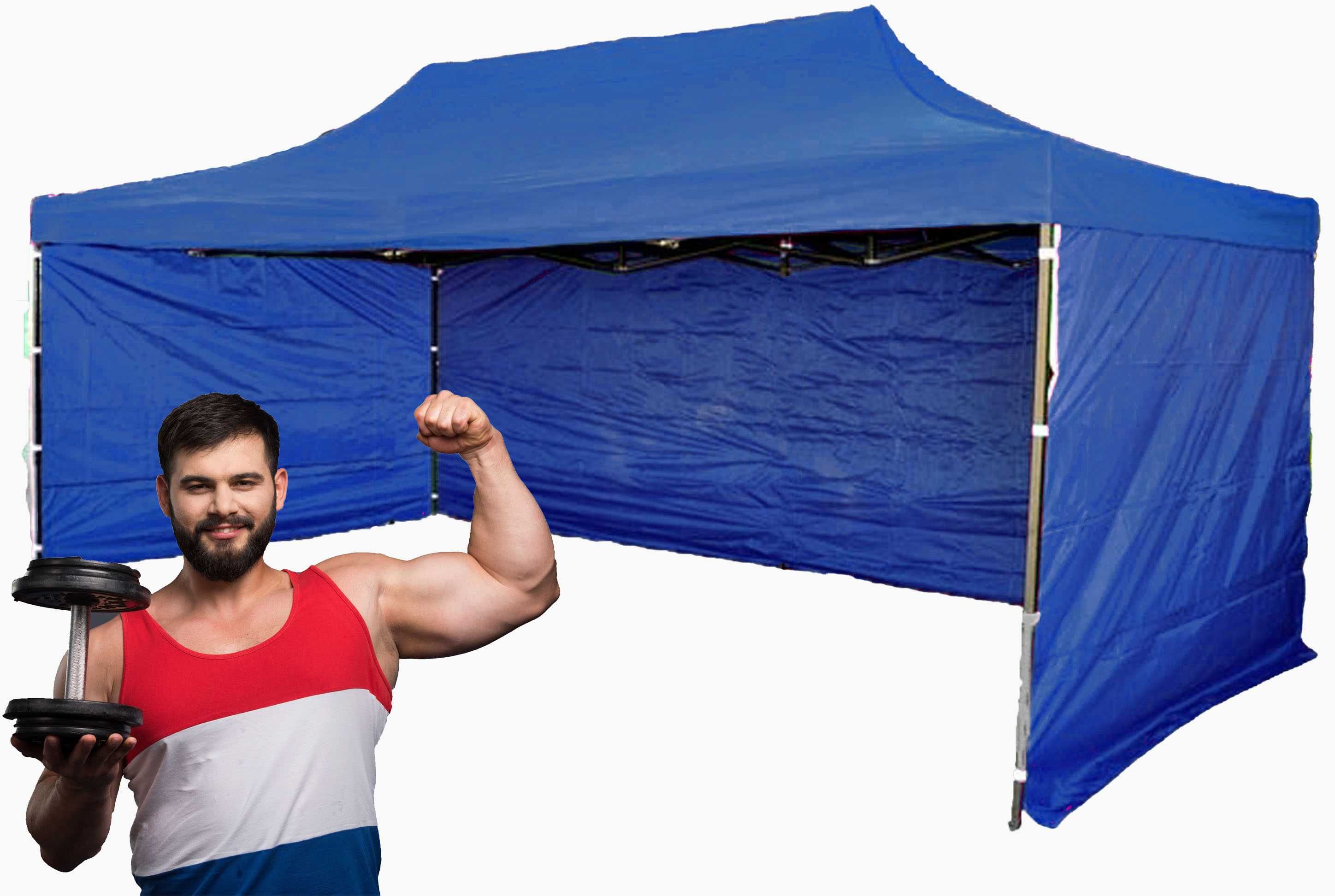 29kg 2x3 6m2 Namiot Handlowy Ogrodowy Pawilon Ekspresowy Targowy Turek
