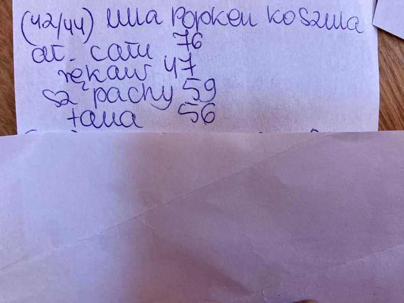 Ulla popken koszula marszczona paski czerwone tekstura xxxl 42 44