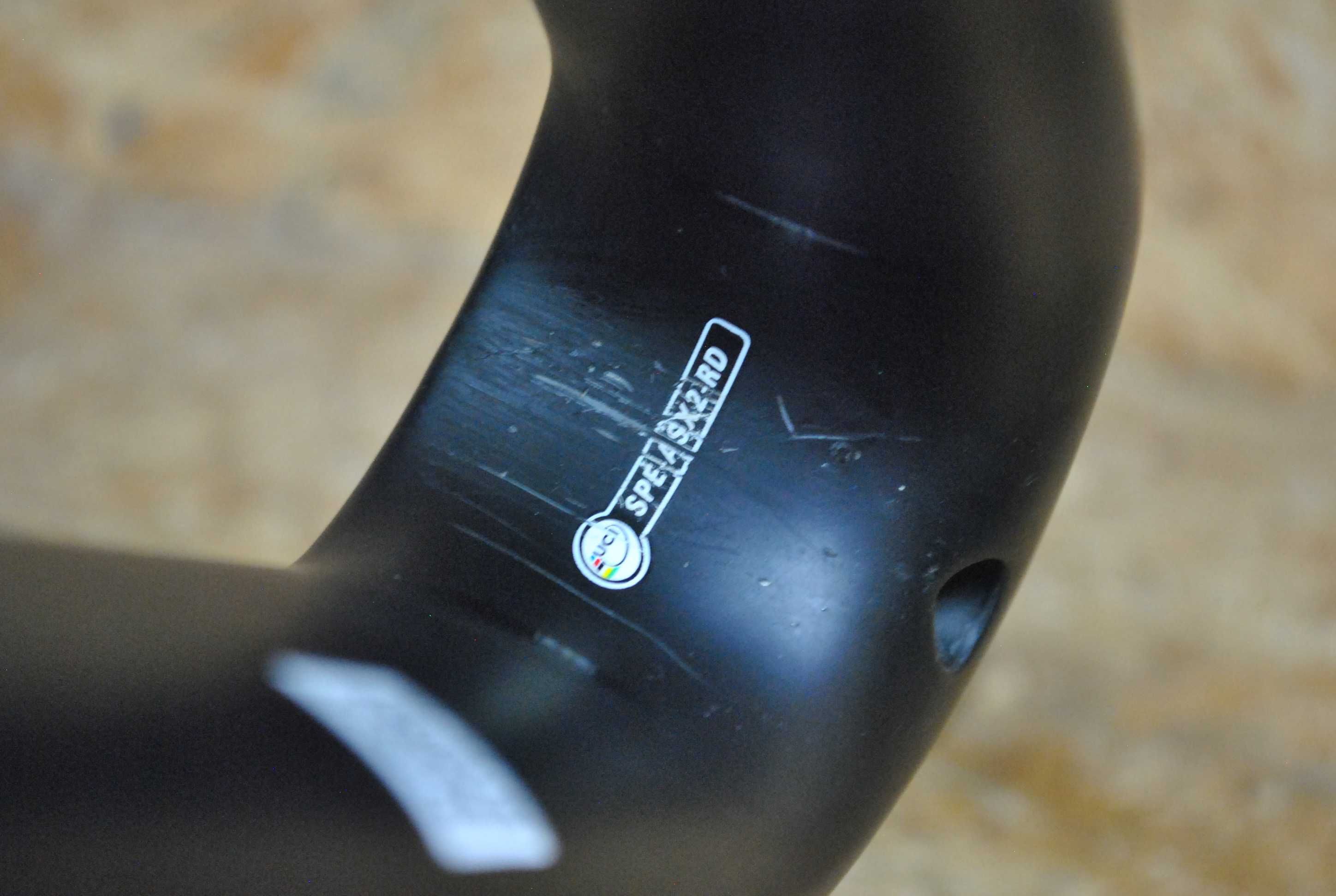 Carbon Widelec Szosa CX Gravel hamulce pivot 352gr