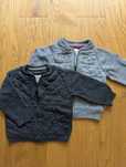 Zara rozpinany sweterek 2 sztuki  80