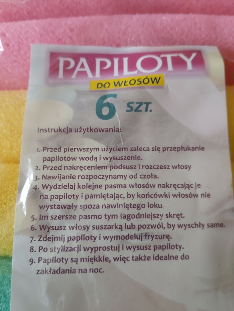 3 opakowania-Papiloty do włosów miękkie