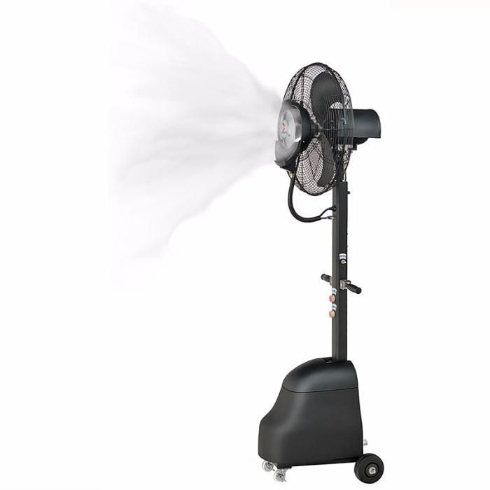 Ventilador de água nebulizada para refrescar terraços e superfícies