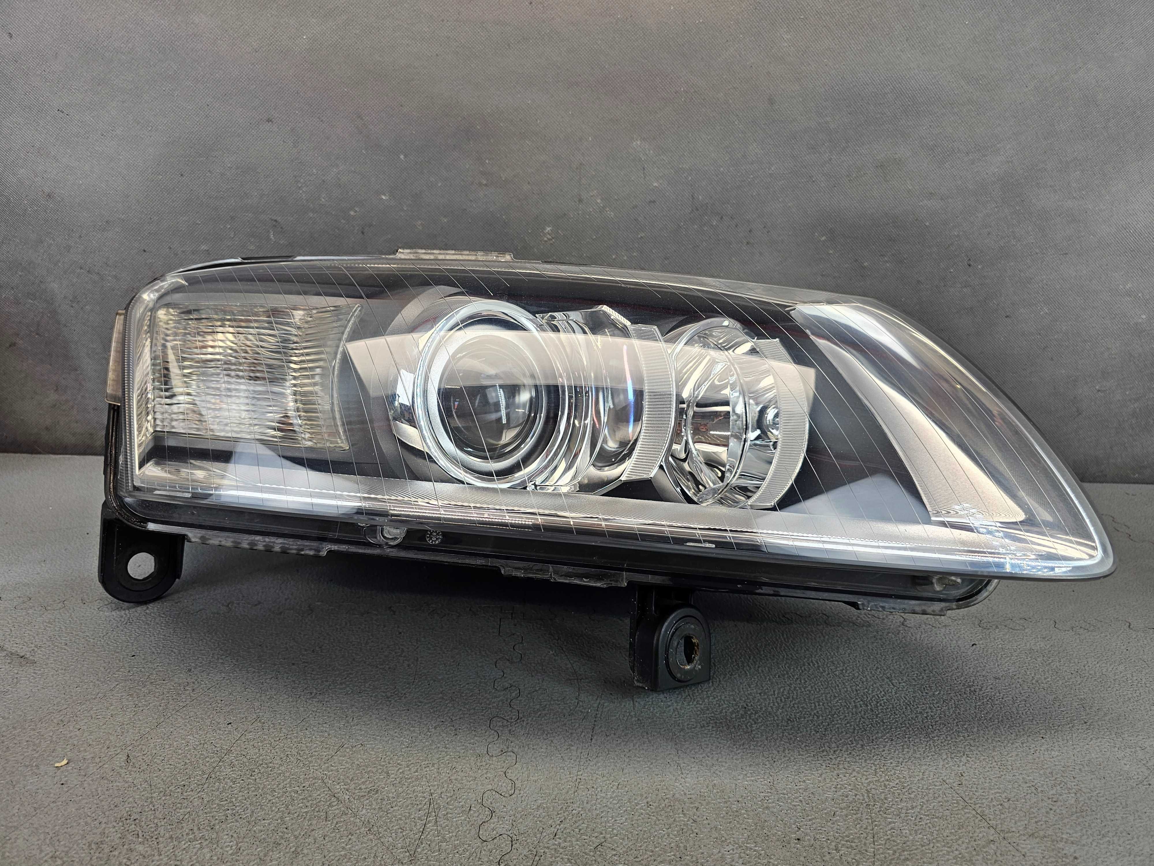 Audi A6 C6 Lampa Przednia Bi-Xenon Prawa Stan BDB Europa Kompletna