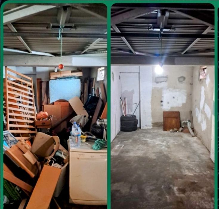 Grátis - Recolha de Recheios garagens, escritórios