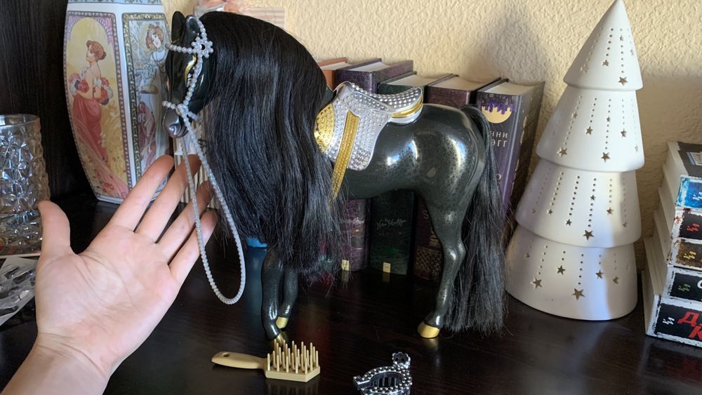 Редкая лошадь Bratz братц horse hair