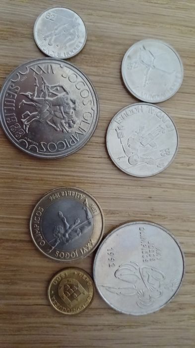 Moedas comemorativas de desporto