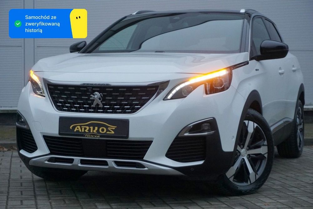 Peugeot 3008 WERSJA GT-LINE Full LED Skora Navi Kamery 360 Alu18 Panorama ACC ARKOS