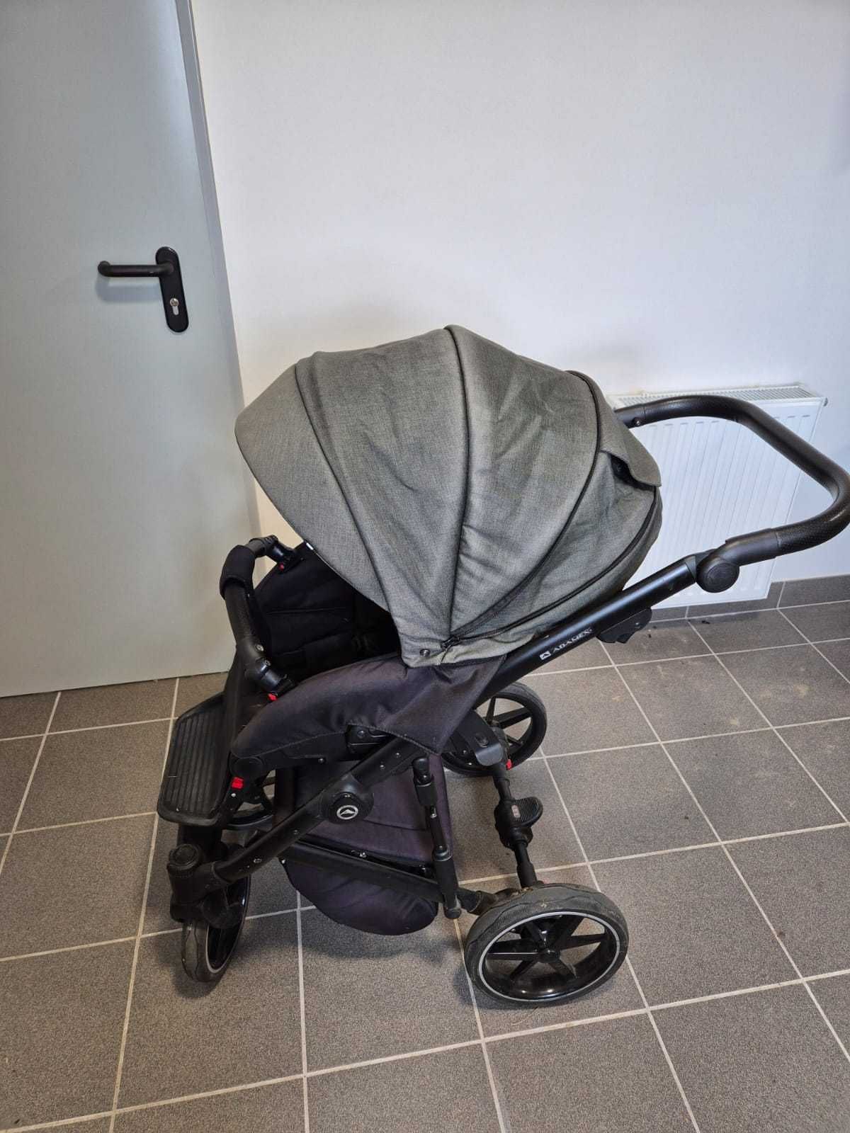 Wózek ADAMEX MOBI AIR LUX 2w1 PS-98-lux – bardzo dobry stan