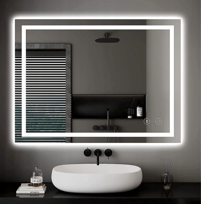 Lustro łazienkowe LED Dripex, 60 x 80 cm