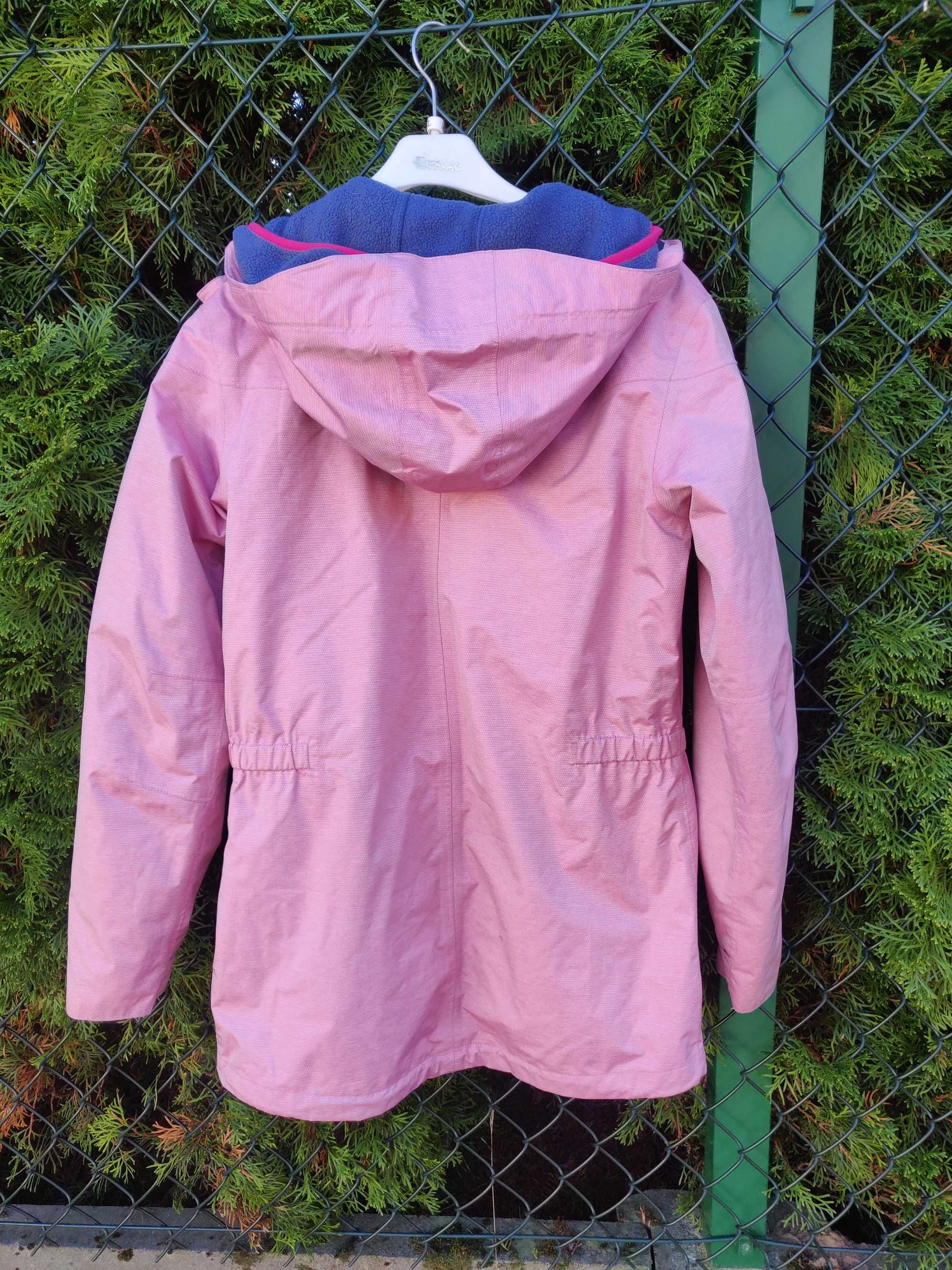 Parka dziewczęca Jack Wolfskin.