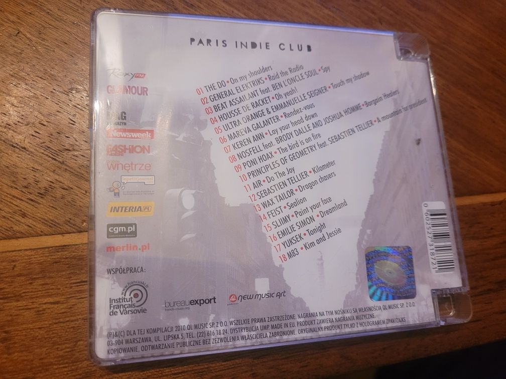 CD Paris Indie Club (kompilacja) 2010 QL Music PL