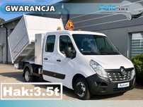 Renault Master  Wywrotka DOKA Skrzynka Klima 163KM Hak:3.5t *69.600km Gwarancja
