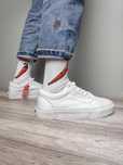 Ванси білі жіночі кеди Vans Ols skool White