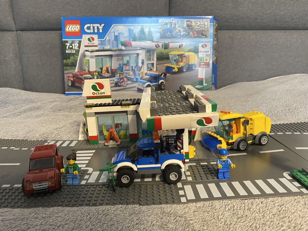 Lego city stacja paliw octan + 5 dróg lego