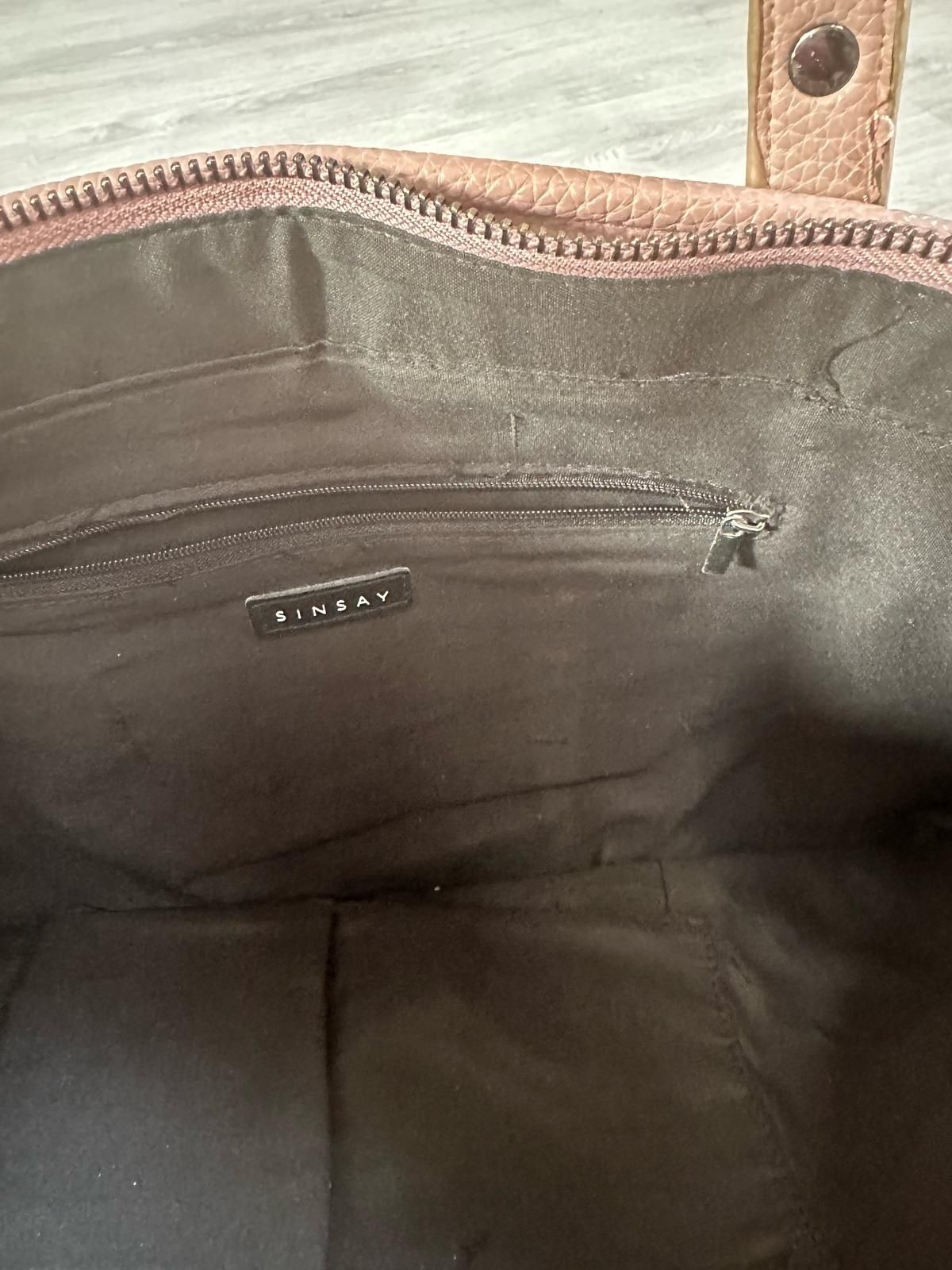 Torba shopper Sinsay różowa